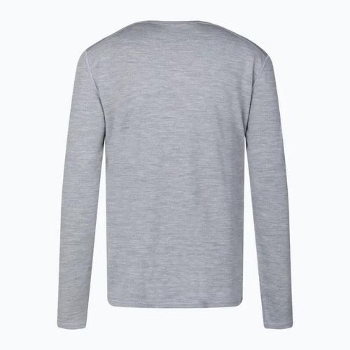 Men's thermal base layer sweatshirt Smartwool Merino 250 Baselayer Crew Boxed light gray heather