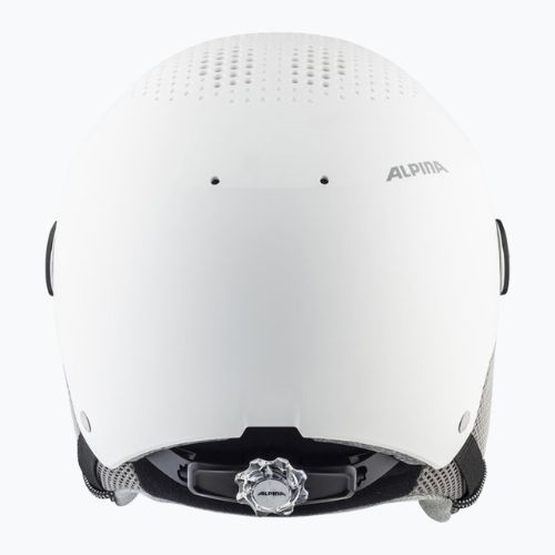 Ski helmet Alpina Arber Visor Q Lite white matt