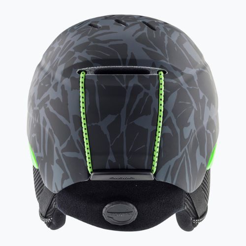 Children's ski helmets Alpina Pizi black/green camo matt