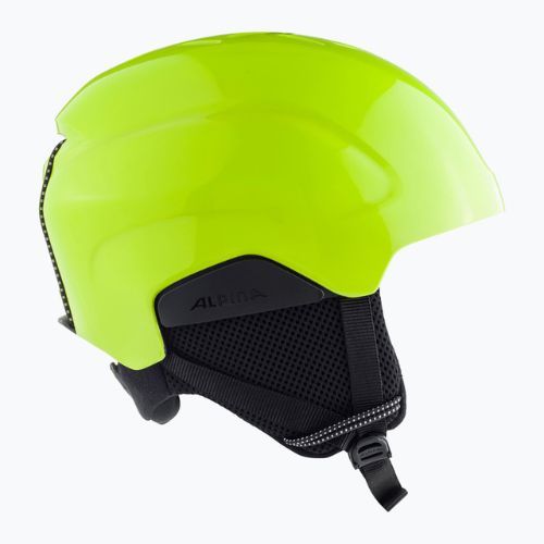 Children's ski helmets Alpina Pizi neon/yellow matt