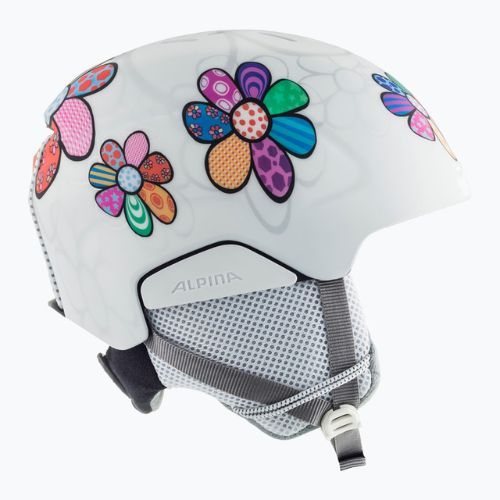 Children's ski helmets Alpina Pizi patchwork/flower matt