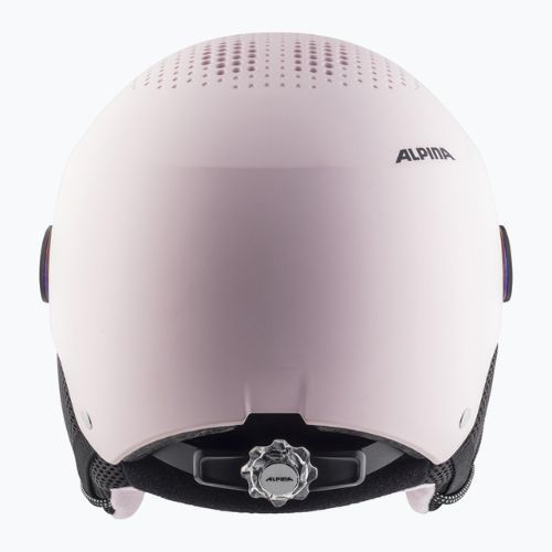 Children's ski helmets Alpina Zupo Visor Q-Lite rose matt
