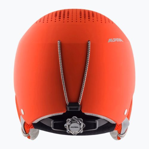 Children's ski helmets Alpina Zupo pumpkin/orange matt