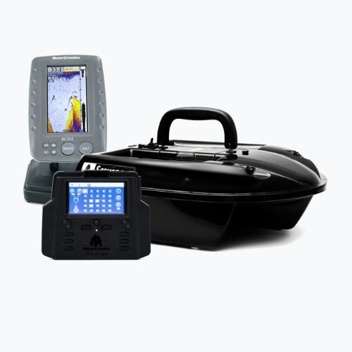 BearCreeks iPilot50 bait boat with GPS Autopilot System + BC202 fishfinder black IPILOT50.BLACK