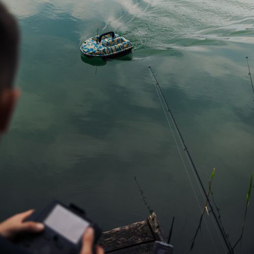 BearCreeks iPilot50 Camo bait boat with GPS Autopilot System + Echosounder BC202 camou IPILOT50.CAMOU