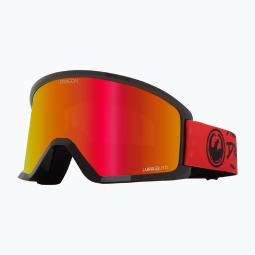 DRAGON DX3 OTG tag/lumalens red ion ski goggles