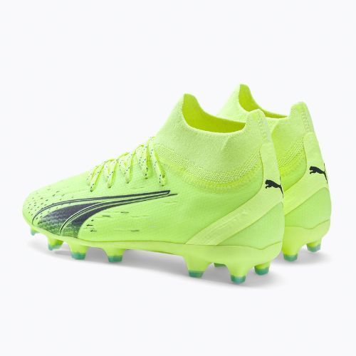 PUMA Ultra Pro FG/AG Jr children's football boots green 106918 01