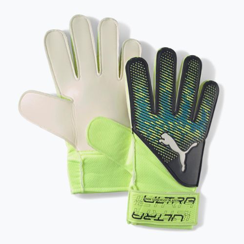 PUMA goalkeeper's gloves Ultra Grip 4 RC black-green 041817 01