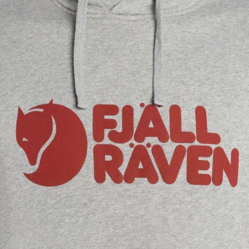 Men's trekking sweatshirt Fjällräven Logo Hoodie grey F84144