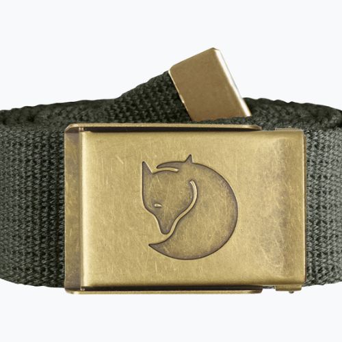 Fjällräven Canvas Brass Belt green F77297
