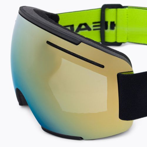 HEAD F-LYT lime/black ski goggles 394352