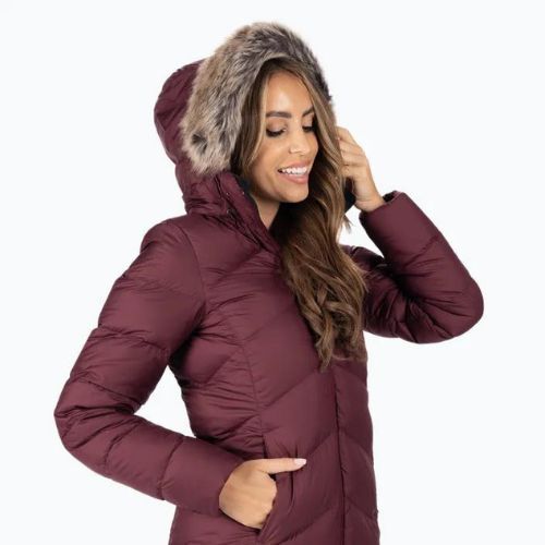 Marmot women's down jacket Montreaux Coat maroon 78090