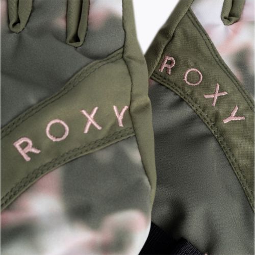 Women's snowboard gloves ROXY Jetty 2021 deep lichen green nimal