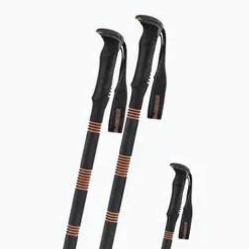 Komperdell Contour Titanal II Foam ski poles black-orange 1882305-10
