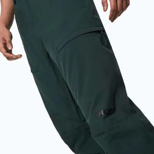 Men's Oakley Axis Insulated green snowboard trousers FOA403446
