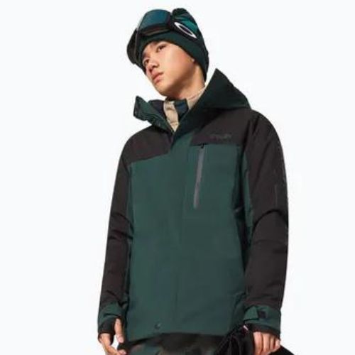 Oakley TNP TBT Insulated men's snowboard jacket green FOA403653