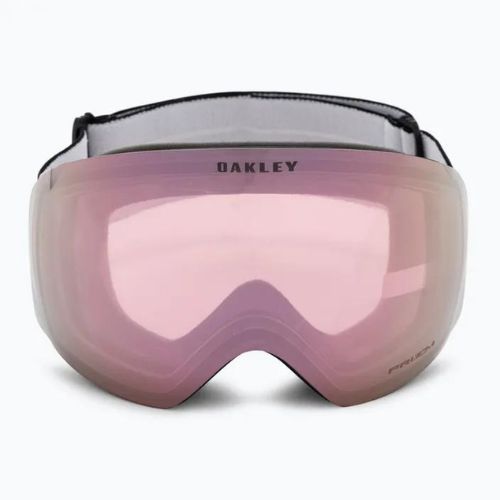 Oakley Flight Deck matte black/prizm snow hi pink iridium ski goggles OO7050-34