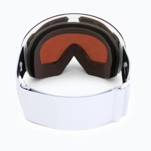 Oakley Flight Deck matte white/prizm snow sapphire iridium ski goggles OO7050-91