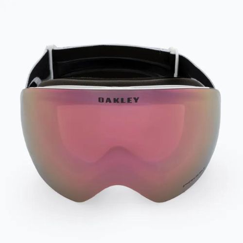 Oakley Flight Deck matte white/prizm rose gold iridium ski goggles OO7050-C2