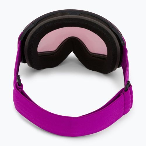 Oakley Flight Deck matte ultra purple/prizm snow hi pink iridium ski goggles OO7064-B4