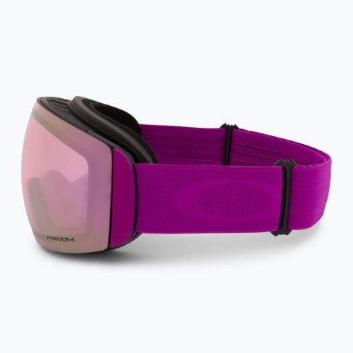 Oakley Flight Deck matte ultra purple/prizm snow hi pink iridium ski goggles OO7064-B4
