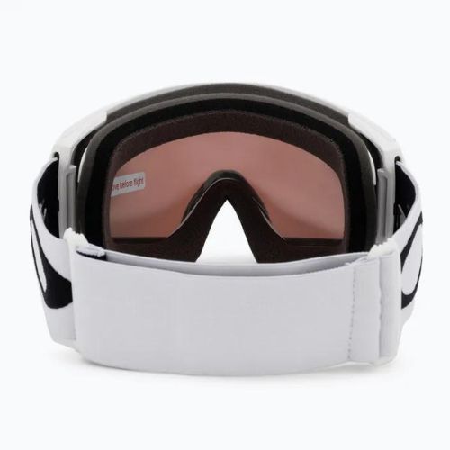 Oakley Line Miner matte white/prizm snow torch iridium ski goggles OO7070-13