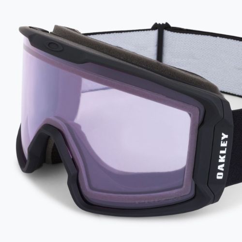 Oakley Line Miner matte black/prizm snow clear ski goggles OO7070-88