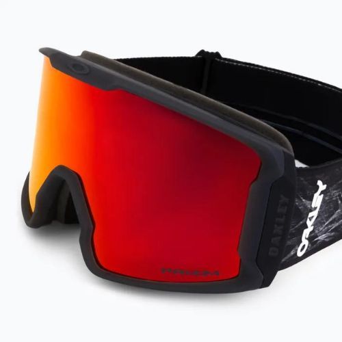 Oakley Line Miner black blaze/prizm snow torch iridium ski goggles OO7070-B4
