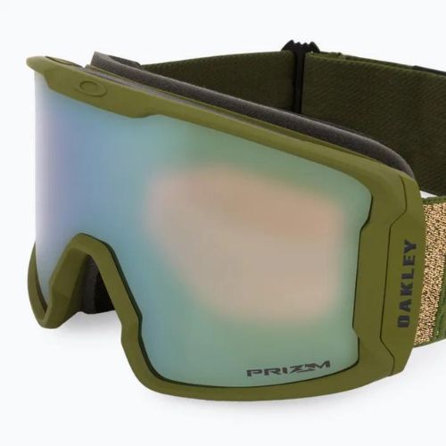 Oakley Line Miner ski goggles sammy carlson/prizm sage gold iridium OO7070-D7