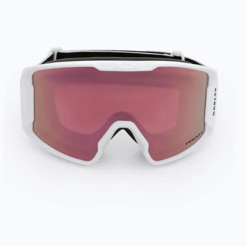 Oakley Line Miner matte white/prizm rose gold iridium ski goggles OO7093-70