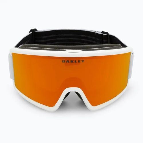 Oakley Target Line matte white/fire iridium ski goggles OO7121-07