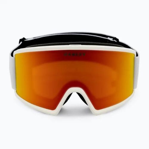 Oakley Target Line matte white/fire iridium ski goggles OO7120-07