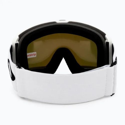 Oakley Target Line matte white/fire iridium ski goggles OO7120-07