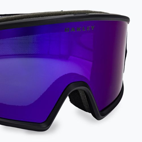 Oakley Target Line matte black/violet iridium ski goggles OO7120-14