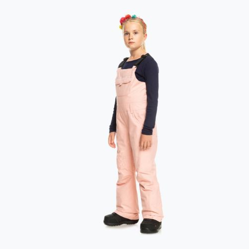 Children's snowboard trousers ROXY Non Stop Bib 2021 mellow rose