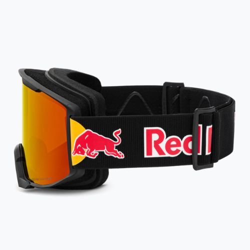 Red Bull SPECT + Pouch Solo High Contrast ski goggles matt blue/shiny black/red mirror 010S