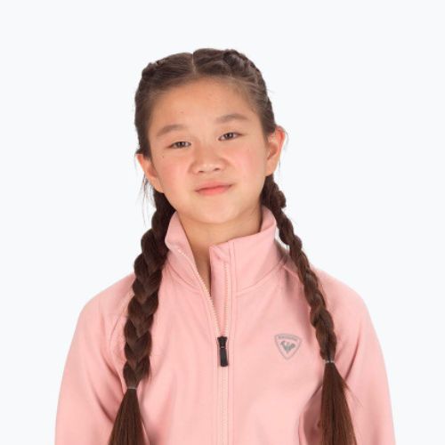 Children's ski sweatshirt Rossignol Fz Clim pink