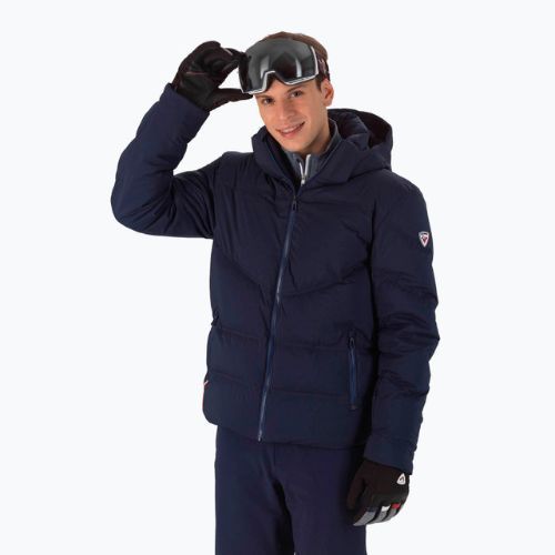 Men's ski jacket Rossignol Signature Merino Down navy