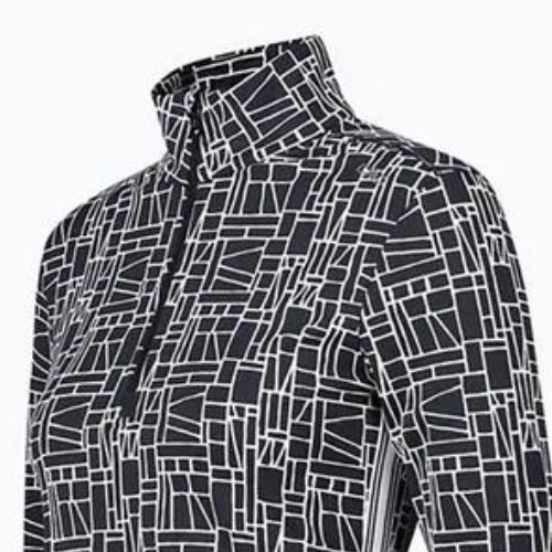 CMP Women's trekking sweatshirt Printed black and white 31L1016/15ZH