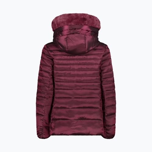 Women's CMP Fix Hood down jacket maroon 32K3076F