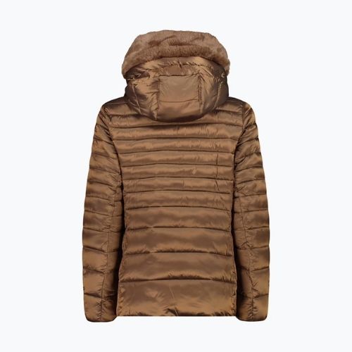 Women's CMP Fix Hood down jacket brown 32K3076F