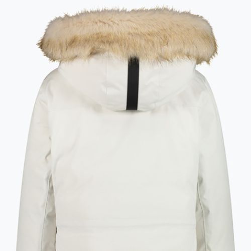 Women's CMP Parka Zip Hood Rain Jacket White 32K3206F