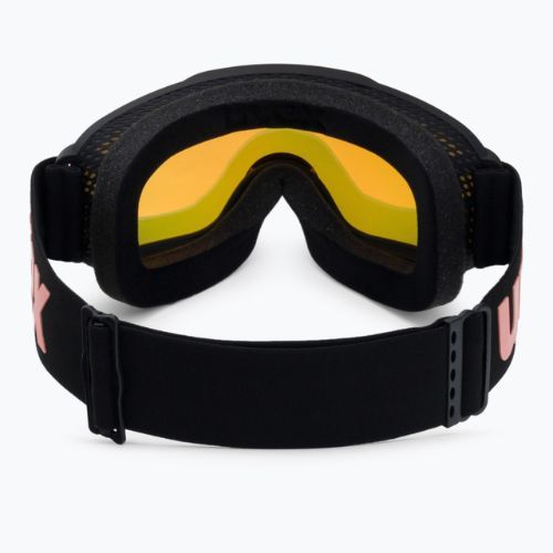 Ski goggles UVEX Downhill 2000 S black mat/mirror rose colorvision yellow 55/0/447/2430