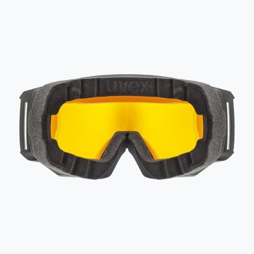 Ski goggles UVEX Athletic FM black mat/mirror green lasergold lite55/0/520/2330