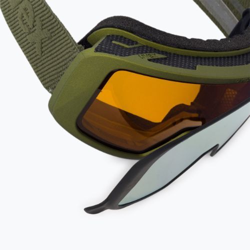UVEX ski goggles Saga TO croco mat/mirror gold/lasergold lite/clear 55/1/351/8030