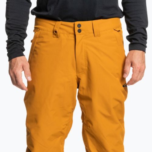 Quiksilver Estate yellow men's snowboard trousers EQYTP03146