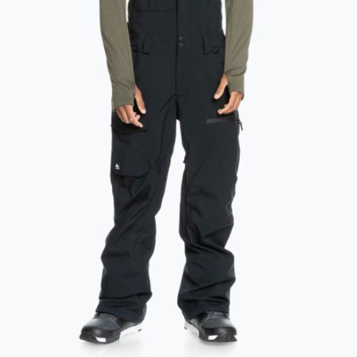 Quiksilver men's Utility Bib snowboard trousers black EQYTP03153