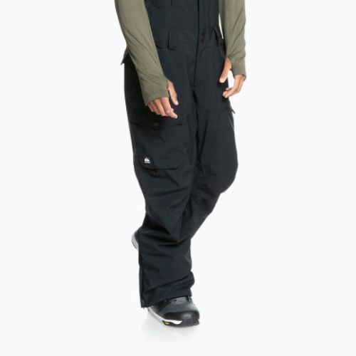 Quiksilver men's Utility Bib snowboard trousers black EQYTP03153