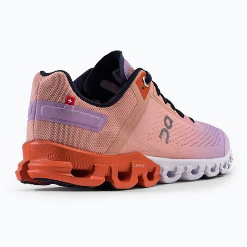Women's running shoes On Cloudflow Rose/Fiji 3598686