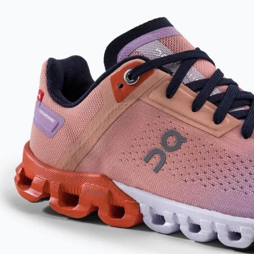 Women's running shoes On Cloudflow Rose/Fiji 3598686